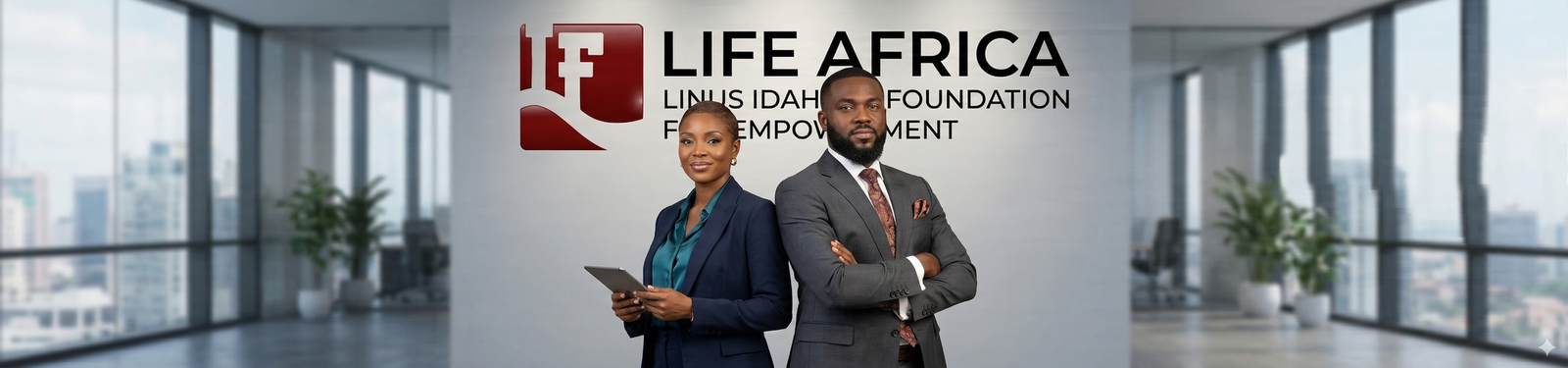 Vibrant African creative workspace